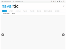 Tablet Screenshot of navartic.es